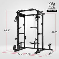 Image 2 of Power Cage with Cable Crossover System RH01