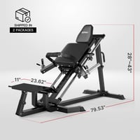 Image 2 of Glute Press &amp; Leg Sled Combo LH01