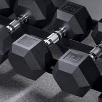 Image 3 of Rubber Hex Dumbbell Set DS01