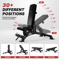 Image 4 of Adjustable Weight Bench WB01
