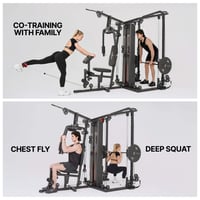 Image 4 of Full-Body Multi Training Station Smith Machine DM01