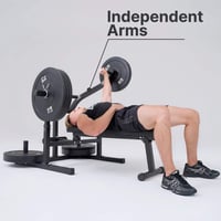 Image 5 of Weight Bench  Chest Press Machine Independent Arms Z1-PRO