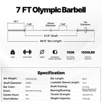 Image 5 of 20KG Olympic Barbell PB01