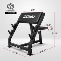 Image 4 of Bicep Machine &amp; Preacher Curl Bench PC01