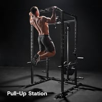 Image 4 of Power Rack with Lat Pulldown &amp; Low Row System C1-V4