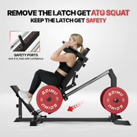 Image 3 of Compact 30-Degree Leg Press &amp; Hack Squat Combo Machine LM-L5