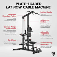 Image 2 of 3 in 1 Lat Pulldown/Low Row Station LS01