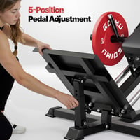 Image 5 of Compact 30-Degree Leg Press &amp; Hack Squat Combo Machine LM-L5
