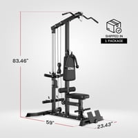 Image 3 of 3 in 1 Lat Pulldown/Low Row Station LS01