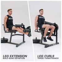 Image 3 of Leg Extension &amp; Hamstring Curl Machine Z2-V4