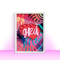 NEW A4 SIZE Grá Print