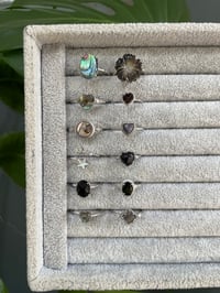 Image 2 of Midnight Meadow Crystal Rings