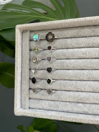 Image 5 of Midnight Meadow Crystal Rings