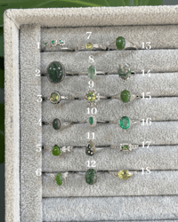Image 2 of Wild Garden Crystal Rings