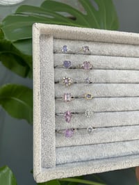 Image 5 of Lavender Crystal Rings