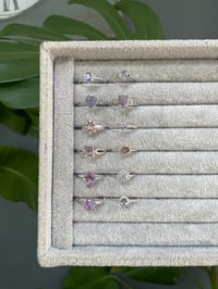 Image 2 of Lavender Crystal Rings