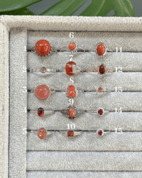 Image 1 of Bloomfire Crystal Rings