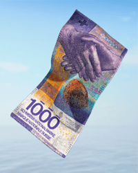 Image 2 of 1000CHF BEACH TOWEL