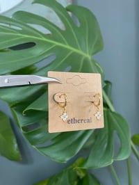 Image 3 of Gold Petal Blossom Earrings