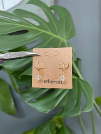 Image 5 of Gold Petal Blossom Earrings