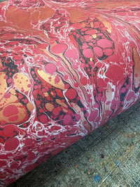 Image 3 of One-of-a-kind hand marbled paper  - 'Romantic Modern'