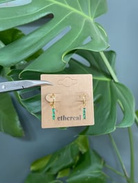 Image 2 of Gold Evergreen Earrings 