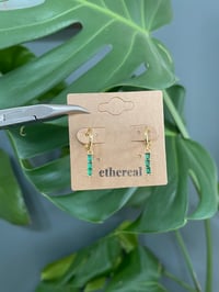 Image 1 of Gold Evergreen Earrings 
