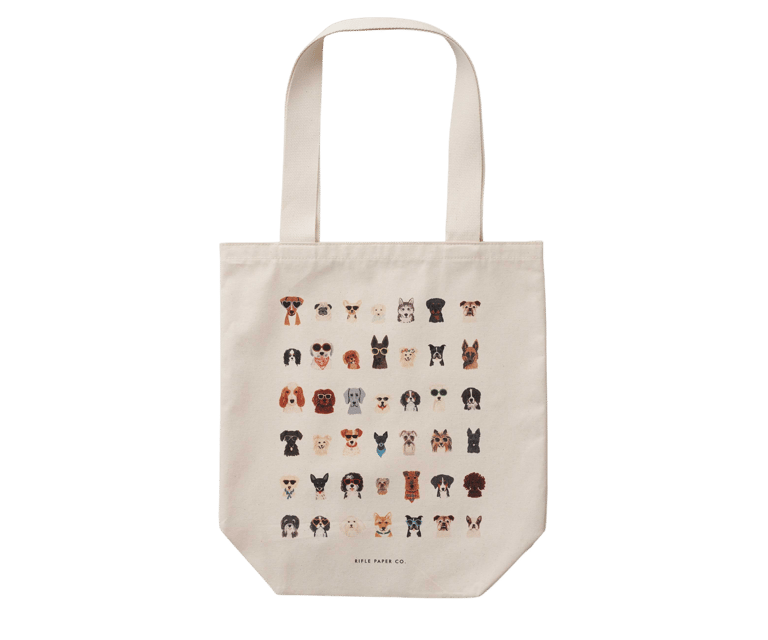 TOTE BAG CHATS OU CHIENS - RIFLE PAPER CO. (DEUX MODÈLES) Image 2