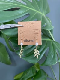 Image 3 of Willow Pearl Earrings