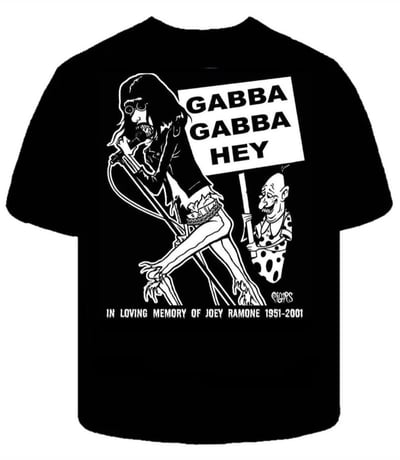 Image of preorder JOEY RAMONE TRIBUTE  - Mens shirt -ships JUNE 6TH