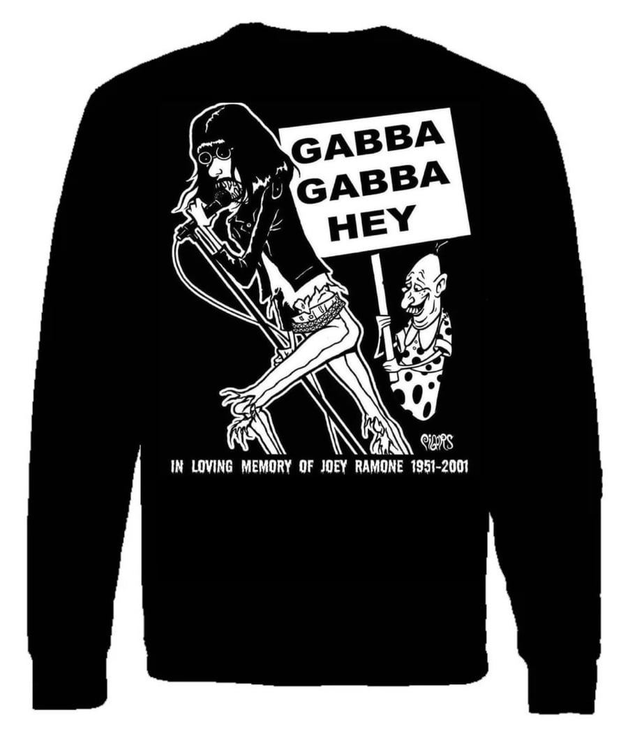 Image of preorder JOEY RAMONE TRIBUTE   -  Longsleeve tshirt- ships JUNE 6th 