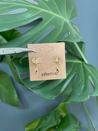 Image 4 of Cosmic Eye Hoop Earrings
