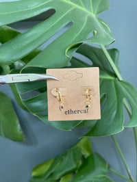 Image 6 of Cosmic Eye Hoop Earrings