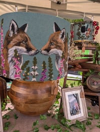 Image 5 of Springtime Foxes Lampshade 