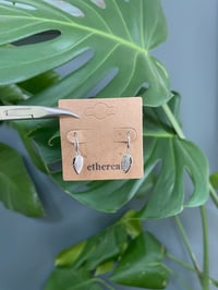 Image 1 of Silver Aurora Drop Earrings