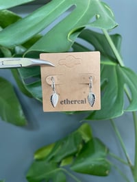 Image 2 of Silver Aurora Drop Earrings