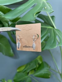 Image 3 of Silver Aurora Drop Earrings