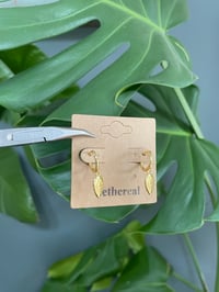 Image 2 of Gold Aurora Drop Earrings
