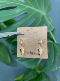 Image 3 of Gold Aurora Drop Earrings