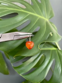 Image 2 of Carnelian Heart Charms