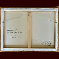 Image 2 of Autumn Lake Painting w/Be Here Now Lyrics