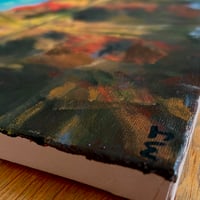 Image 3 of Autumn Lake Painting w/Be Here Now Lyrics