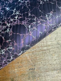 Image 1 of One-of-a-kind hand marbled paper  - 'Night Fall' 
