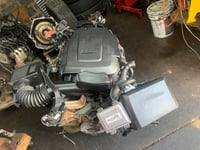 Image 3 of 2011 6.0L L96 complete pull out motor with 6L90e 2 wheel drive transmission 