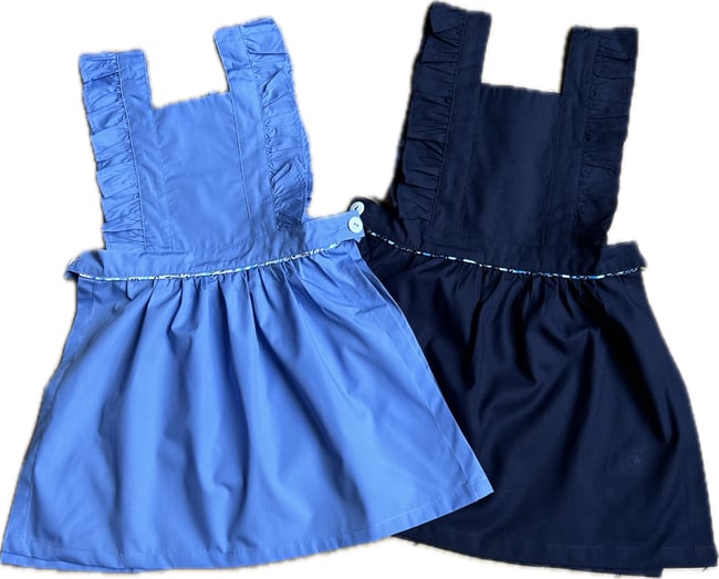  Tablier école Margaux, bleu marine
