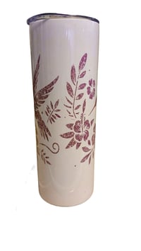 Image 2 of Hummingbird Tumbler with Color Gradient 