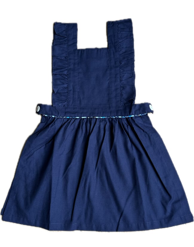  Tablier école Margaux, bleu marine