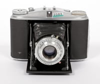 Image 2 of Agfa Isolette 120 6X6 folding medium format camera with 85mm F4.5 lens #2503/#2526