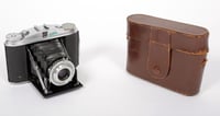 Image 1 of Agfa Isolette 120 6X6 folding medium format camera with 85mm F4.5 lens #2503/#2526