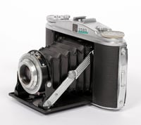 Image 3 of Agfa Isolette 120 6X6 folding medium format camera with 85mm F4.5 lens #2503/#2526